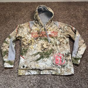 Cabela's Camo Hoodie Women's Medium Green Camouflage